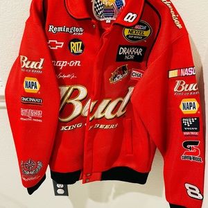 NASCAR, Budweiser, king Driver Jacket, Authentic.